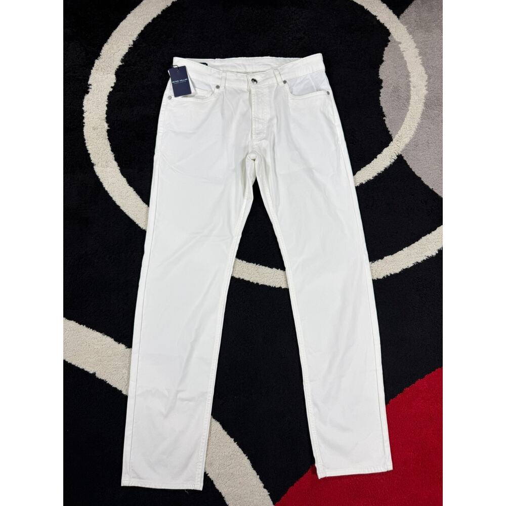 Peter Millar Golf Pants Mens 33x32 Crown Crafted Wayfare White Casual Golf